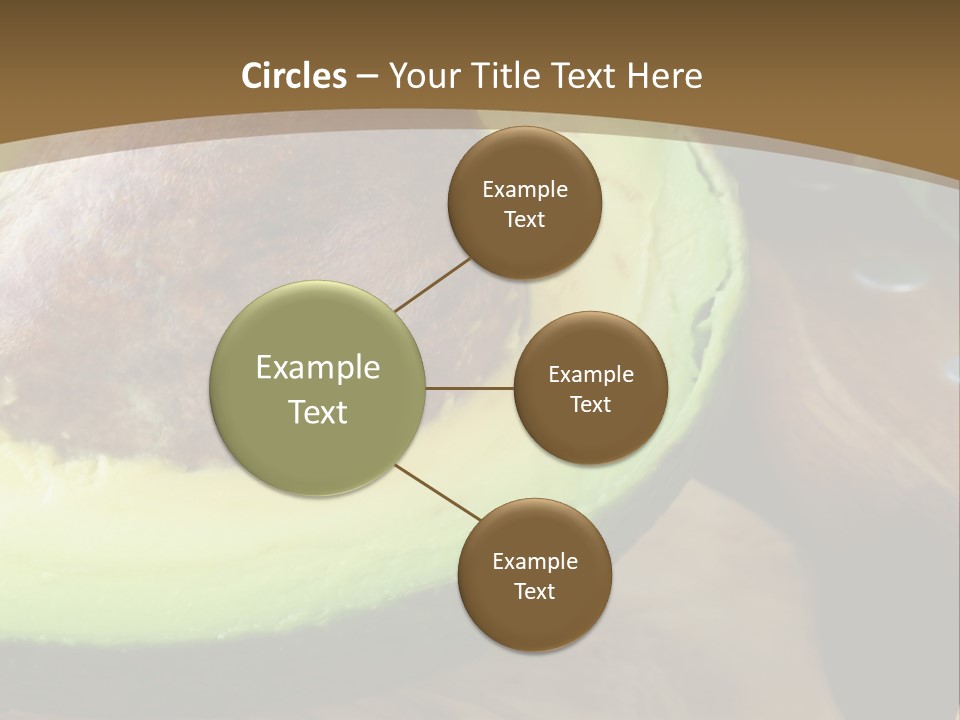 Half An Avocado PowerPoint Template