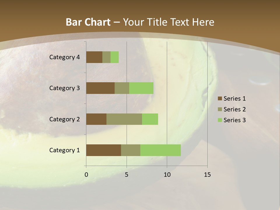 Half An Avocado PowerPoint Template