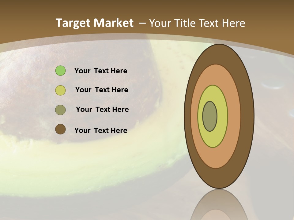 Half An Avocado PowerPoint Template