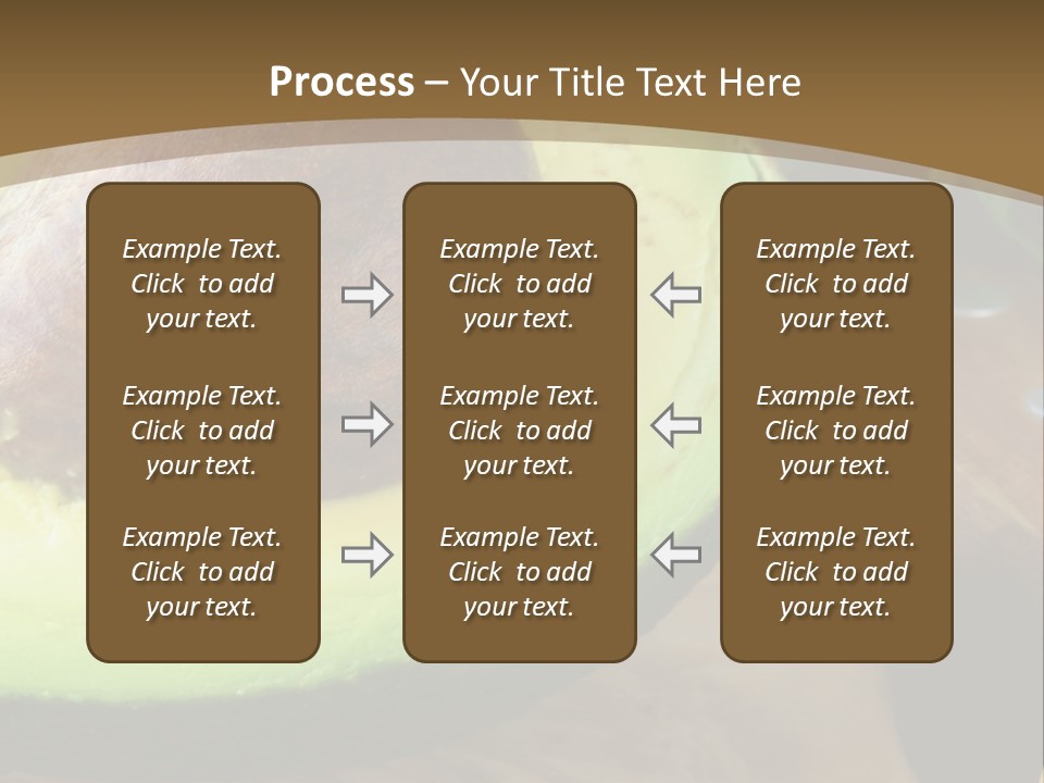 Half An Avocado PowerPoint Template