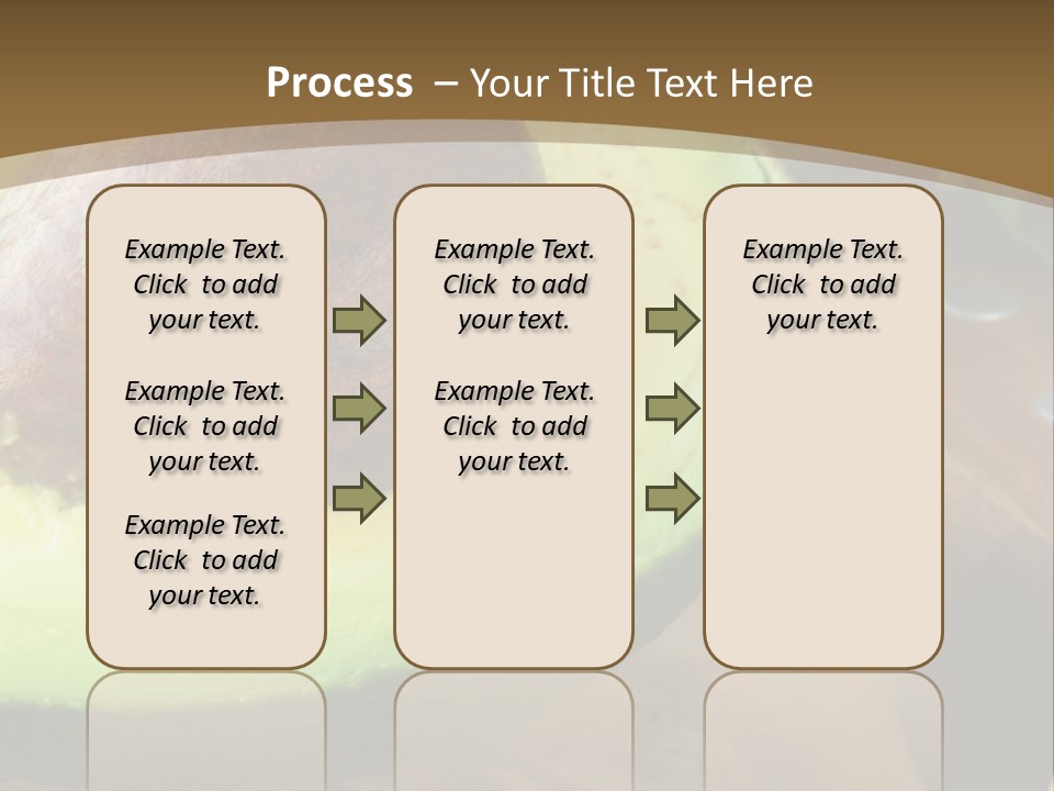 Half An Avocado PowerPoint Template