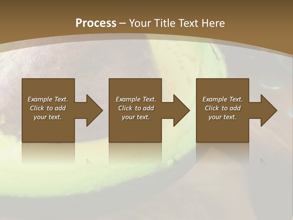 Half An Avocado PowerPoint Template