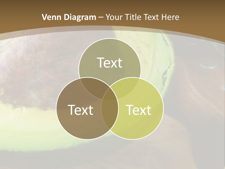 Half An Avocado PowerPoint Template