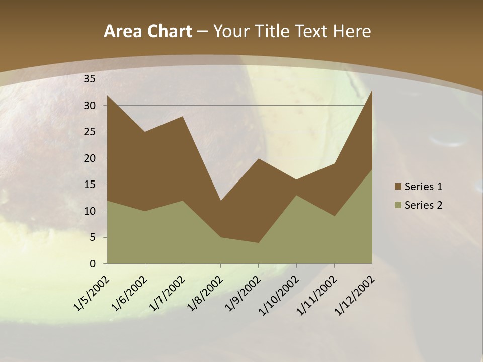 Half An Avocado PowerPoint Template