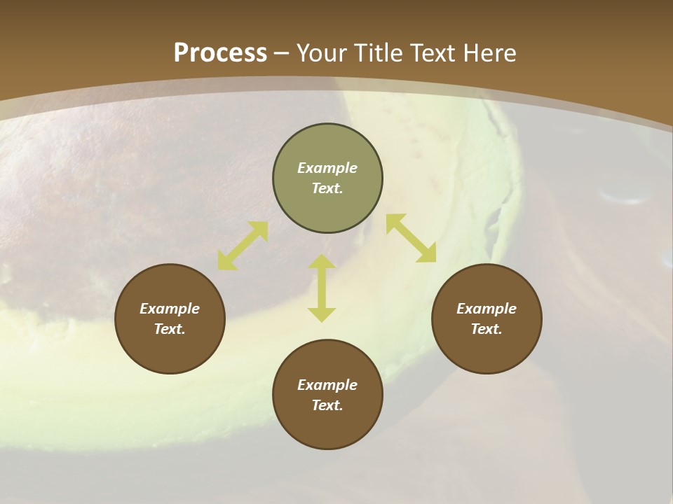 Half An Avocado PowerPoint Template