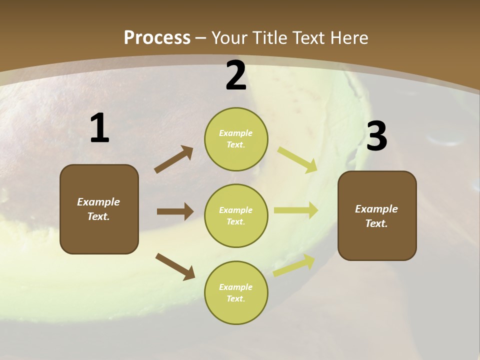 Half An Avocado PowerPoint Template