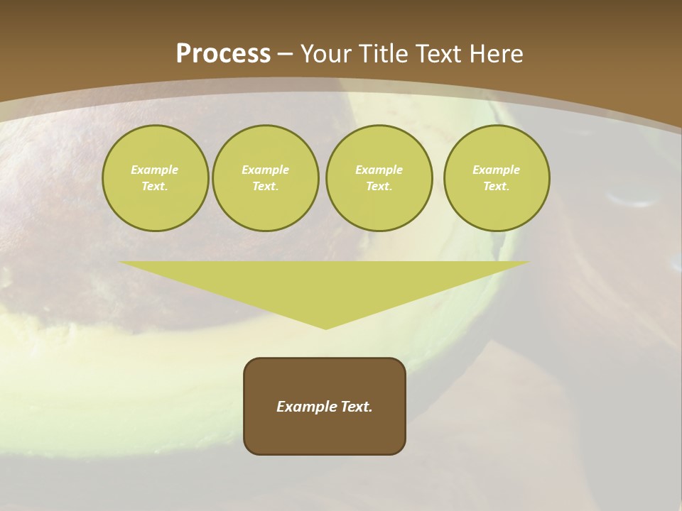 Half An Avocado PowerPoint Template