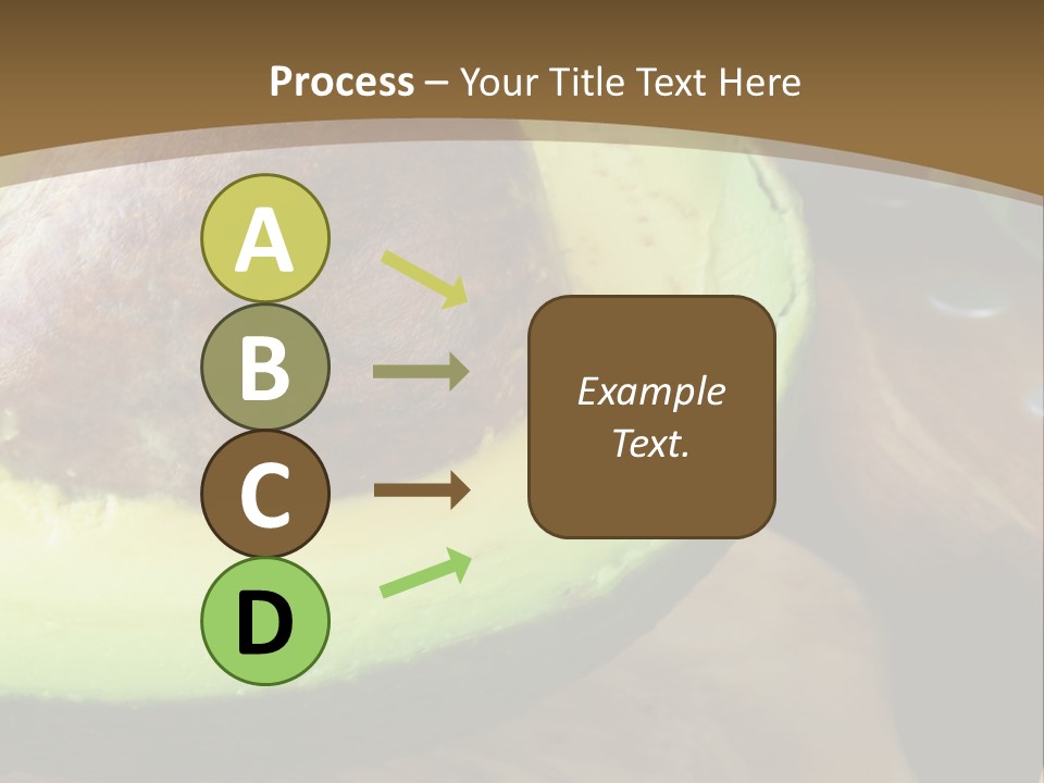 Half An Avocado PowerPoint Template