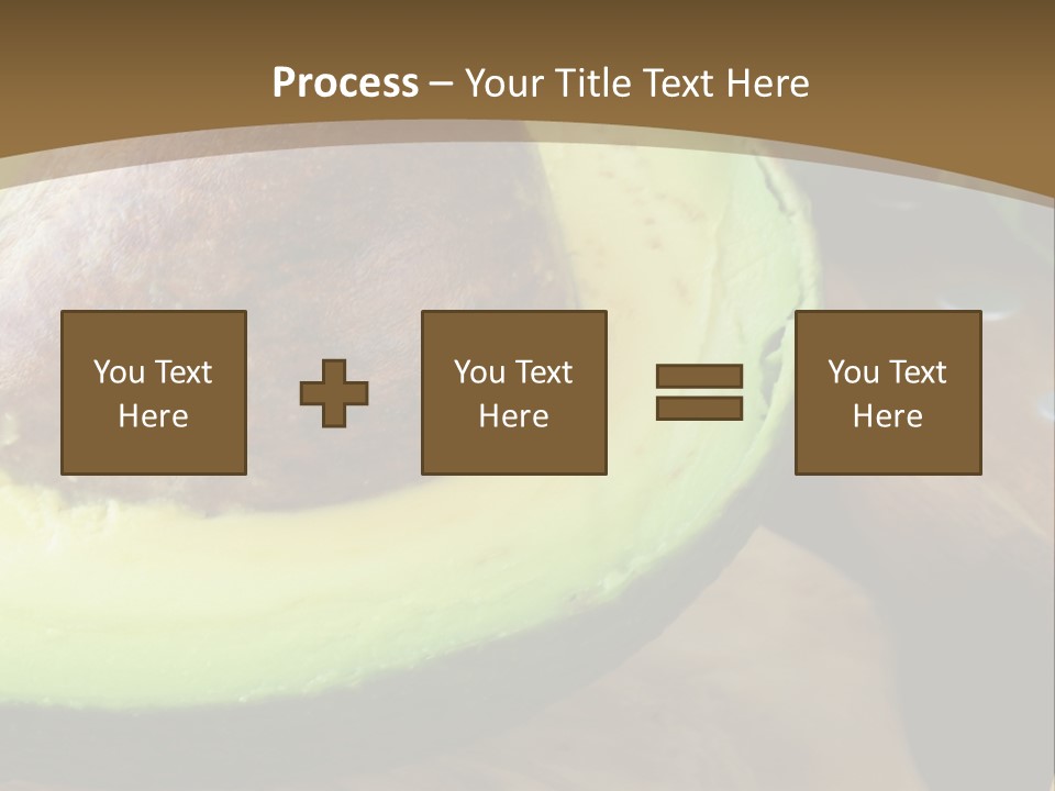 Half An Avocado PowerPoint Template