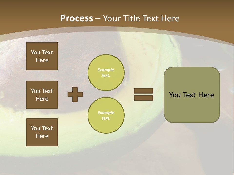 Half An Avocado PowerPoint Template