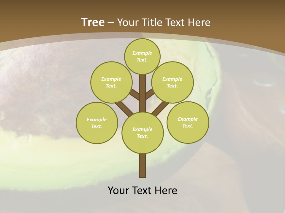 Half An Avocado PowerPoint Template