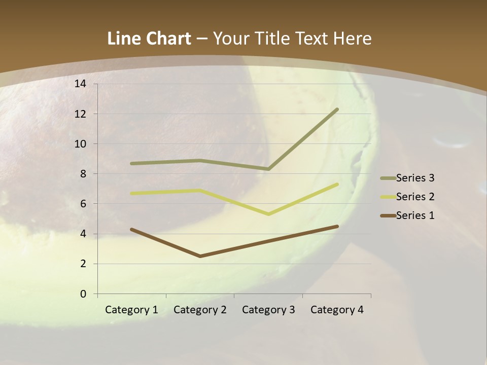 Half An Avocado PowerPoint Template