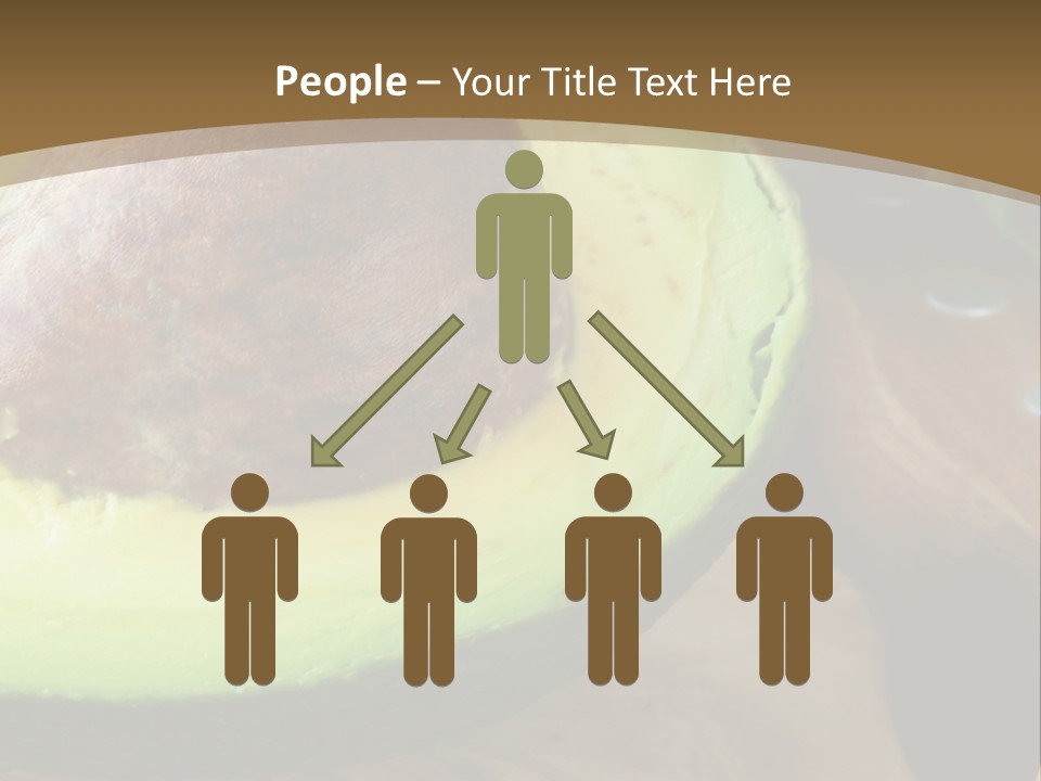 Half An Avocado PowerPoint Template