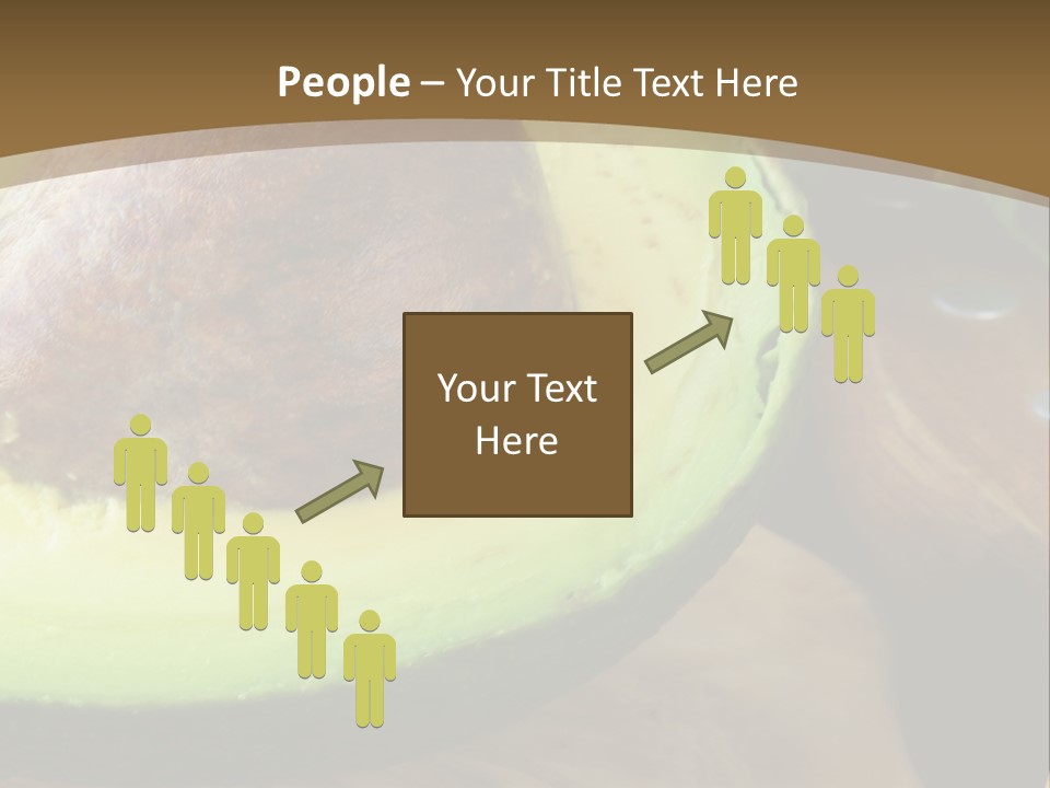 Half An Avocado PowerPoint Template