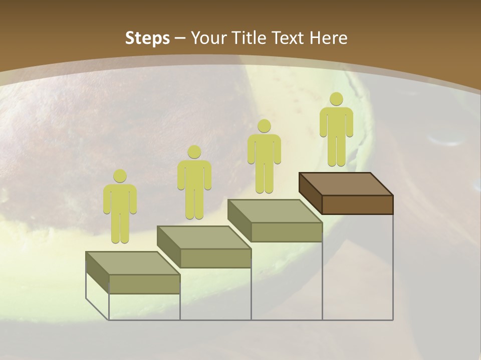 Half An Avocado PowerPoint Template