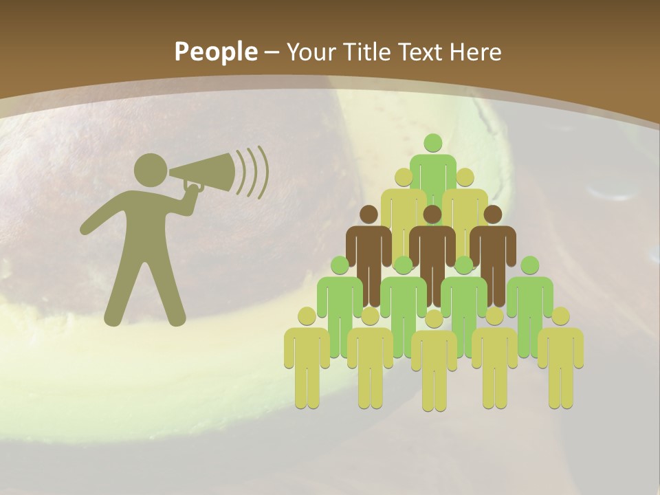 Half An Avocado PowerPoint Template