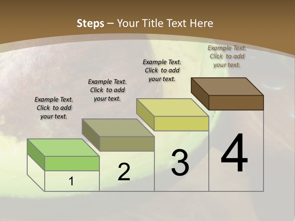 Half An Avocado PowerPoint Template