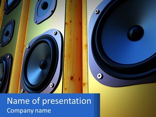 Speaker Systems PowerPoint Template