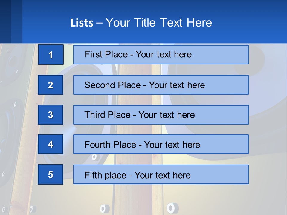 Speaker Systems PowerPoint Template