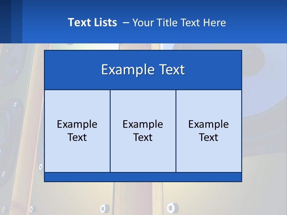 Speaker Systems PowerPoint Template