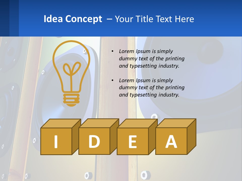 Speaker Systems PowerPoint Template