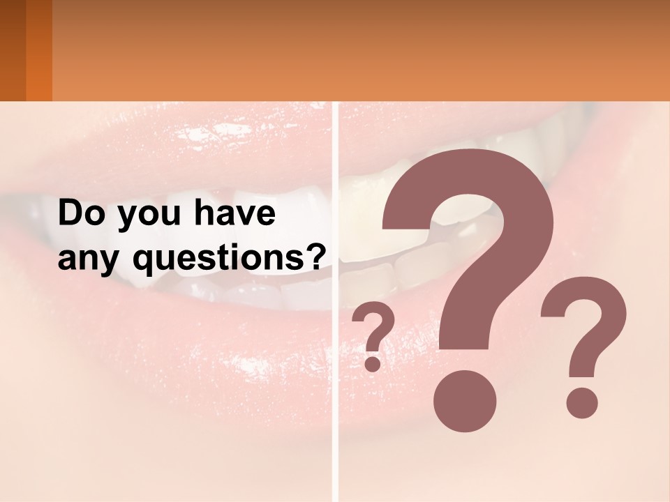 Teeth Whitening PowerPoint Template