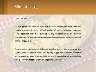 Scrambled Eggs Breakfast PowerPoint Template