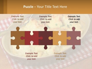 Scrambled Eggs Breakfast PowerPoint Template