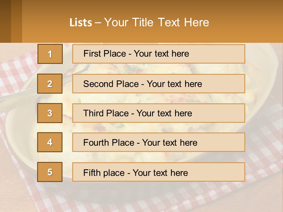 Scrambled Eggs Breakfast PowerPoint Template
