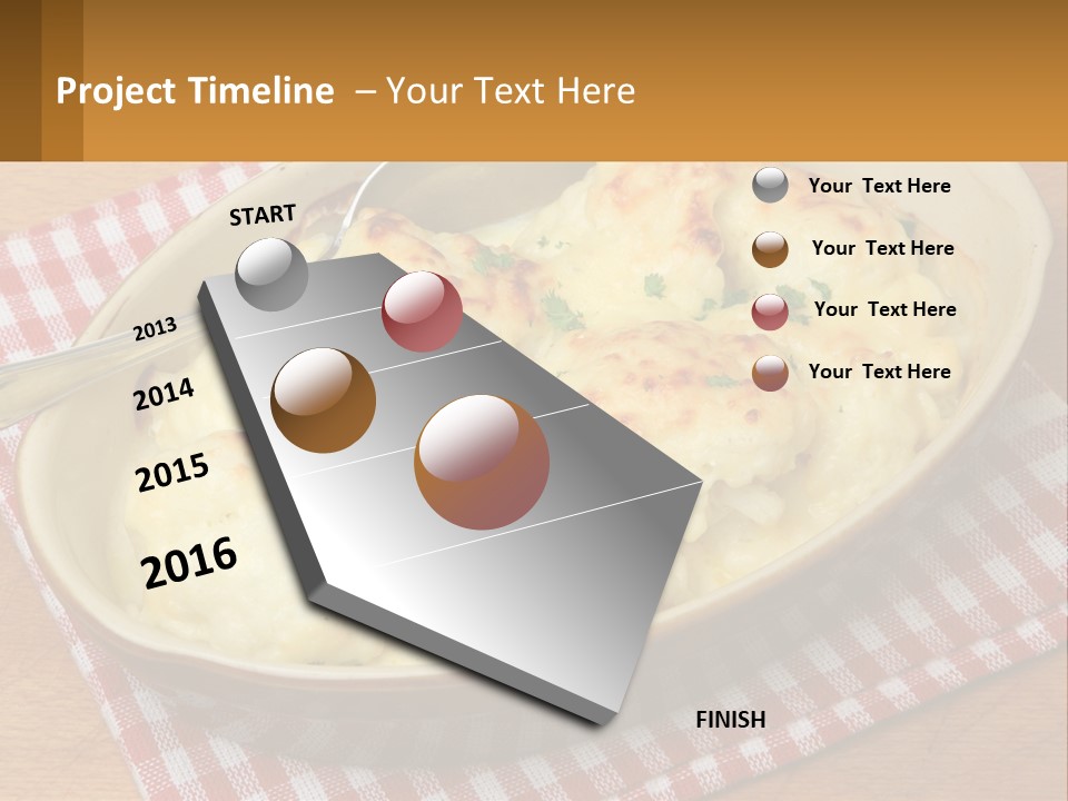 Scrambled Eggs Breakfast PowerPoint Template