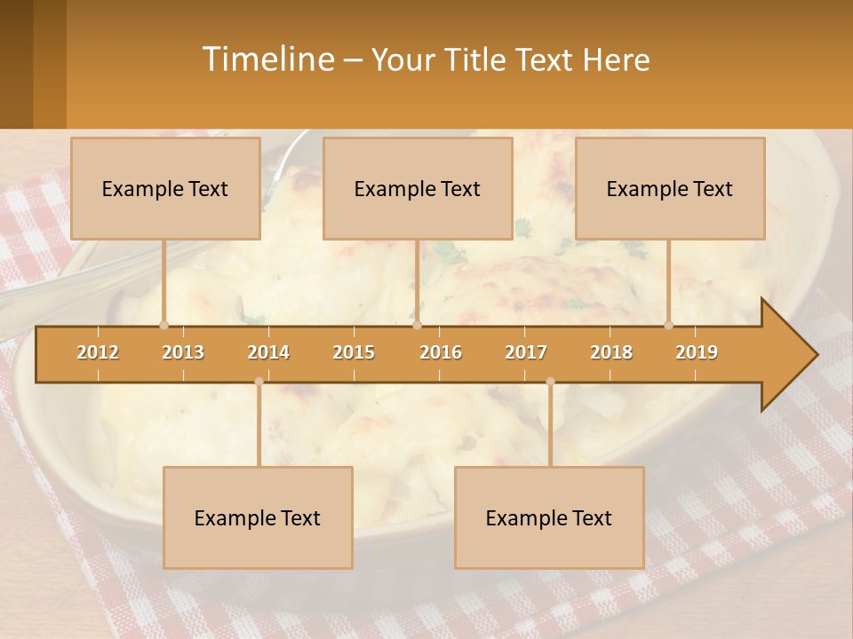 Scrambled Eggs Breakfast PowerPoint Template