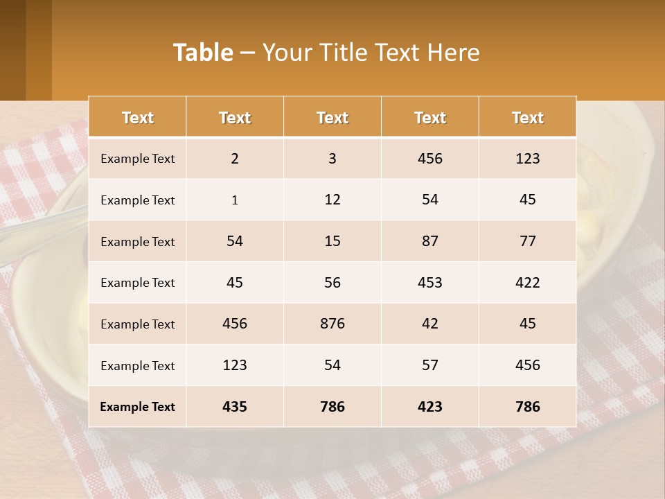 Scrambled Eggs Breakfast PowerPoint Template