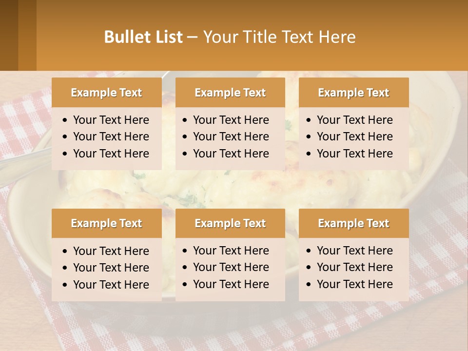 Scrambled Eggs Breakfast PowerPoint Template