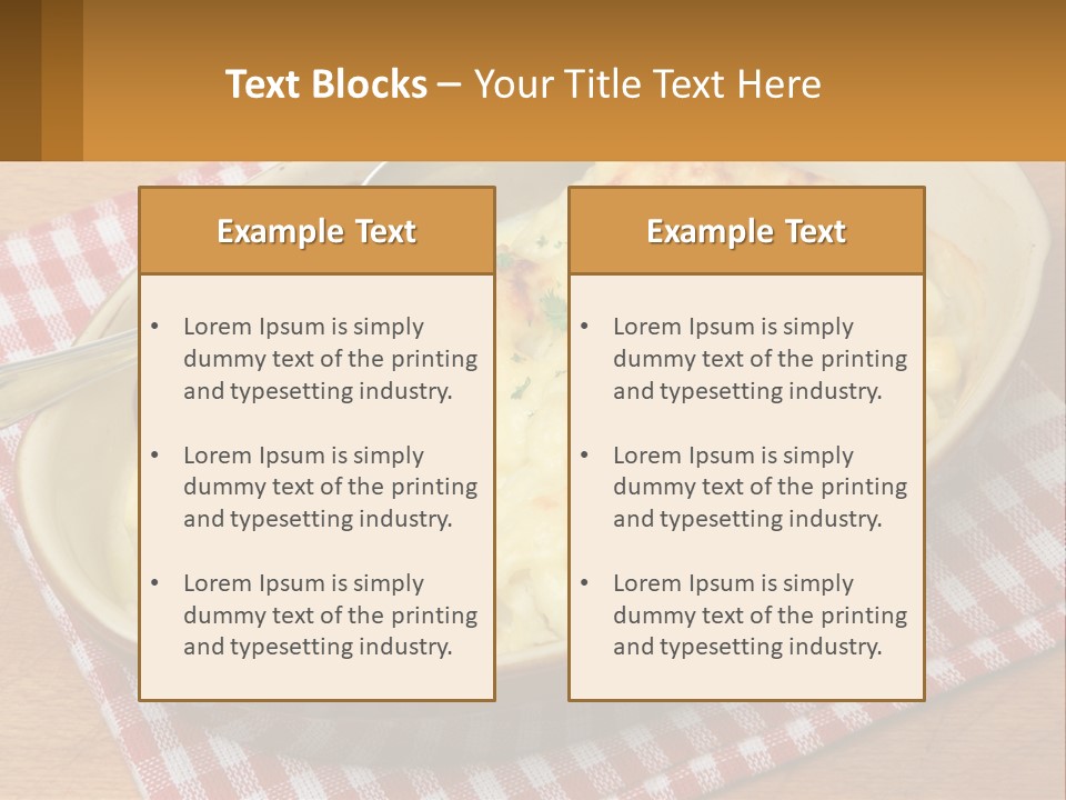 Scrambled Eggs Breakfast PowerPoint Template