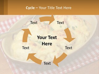 Scrambled Eggs Breakfast PowerPoint Template