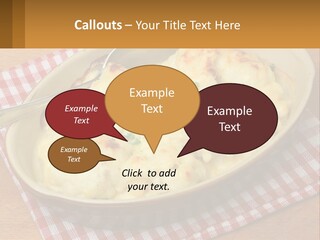 Scrambled Eggs Breakfast PowerPoint Template