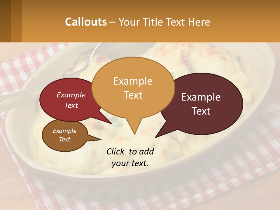 Scrambled Eggs Breakfast PowerPoint Template
