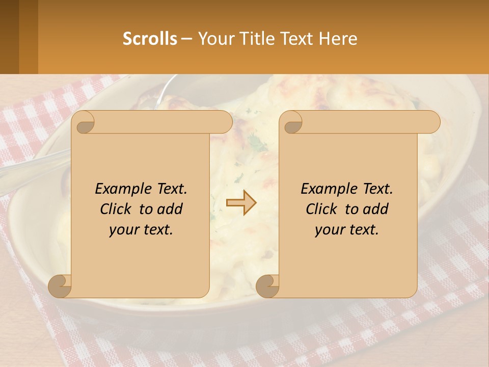 Scrambled Eggs Breakfast PowerPoint Template