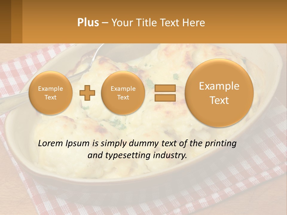 Scrambled Eggs Breakfast PowerPoint Template
