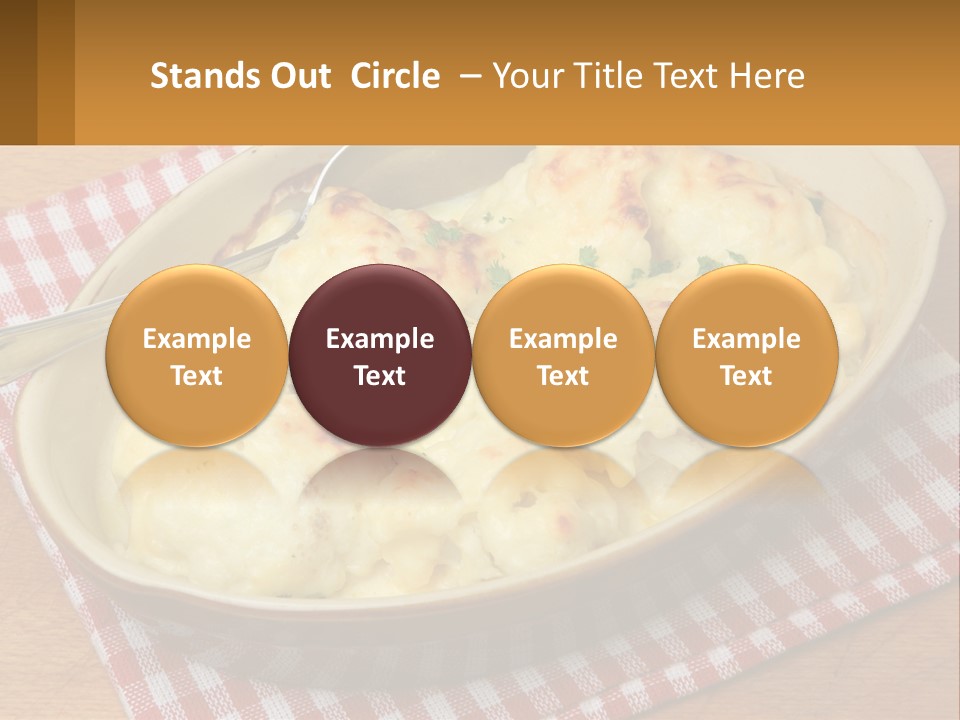 Scrambled Eggs Breakfast PowerPoint Template
