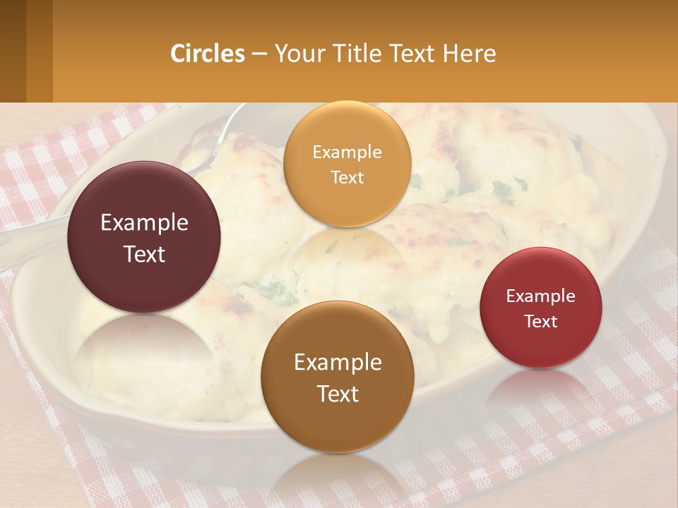 Scrambled Eggs Breakfast PowerPoint Template