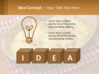 Scrambled Eggs Breakfast PowerPoint Template