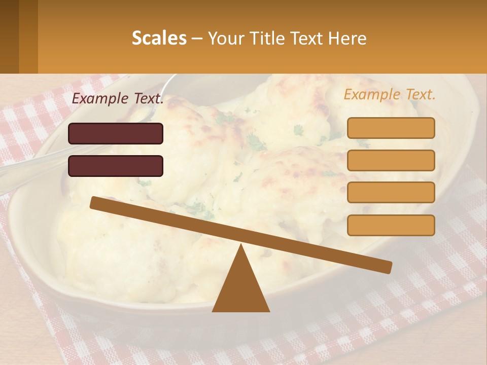 Scrambled Eggs Breakfast PowerPoint Template