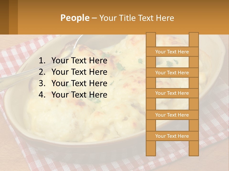 Scrambled Eggs Breakfast PowerPoint Template