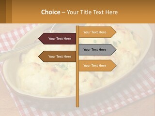 Scrambled Eggs Breakfast PowerPoint Template