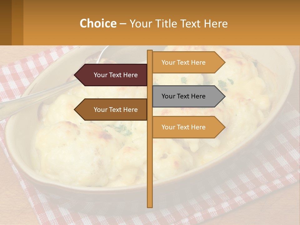 Scrambled Eggs Breakfast PowerPoint Template