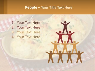 Scrambled Eggs Breakfast PowerPoint Template