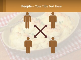 Scrambled Eggs Breakfast PowerPoint Template