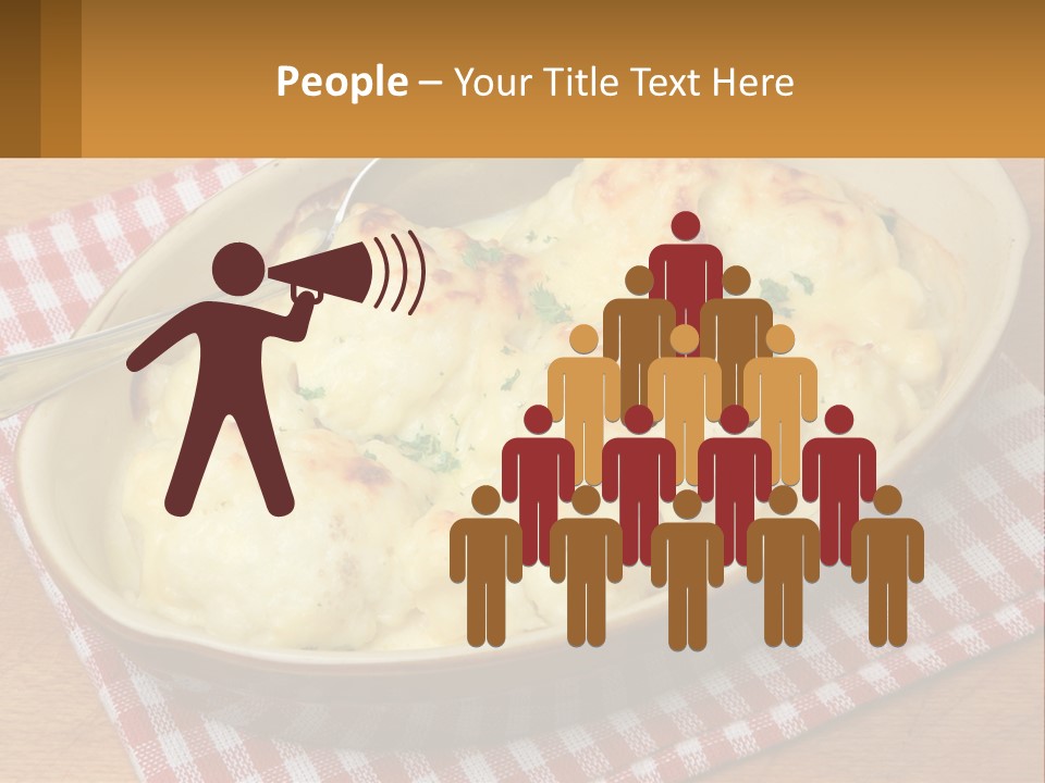 Scrambled Eggs Breakfast PowerPoint Template