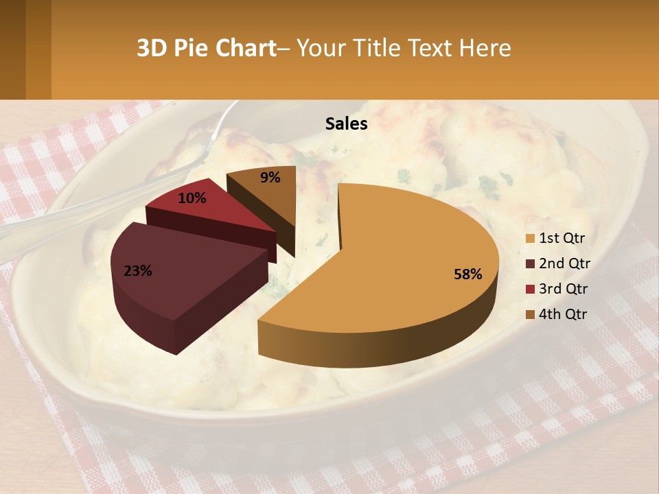 Scrambled Eggs Breakfast PowerPoint Template